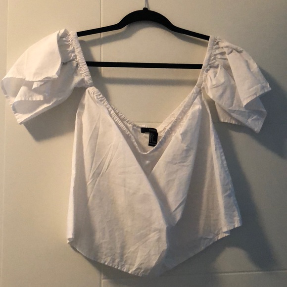 XXI white off the shoulder top - Picture 1 of 1